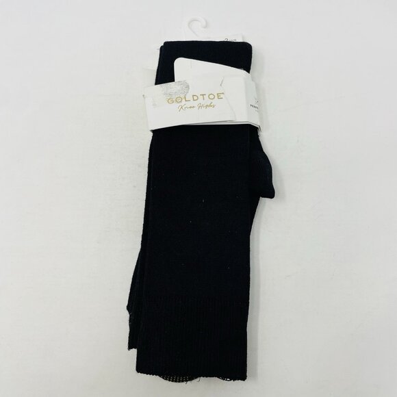 Gold Toe Womens Shoe Size 6-9 1 Pair Ultra Soft Stella Knee Socks in Black 798 - Picture 1 of 7